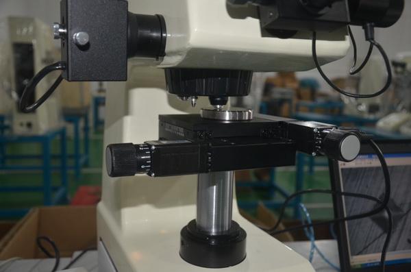 Motorized X-Y Table and Auto Turret Micro Vickers Hardness Tester with Control Software MV-500