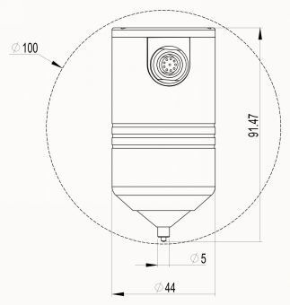 Short Manual Probe UCI Portable Ultrasonic Hardness Tester for Tube and Inner Wall Specimens