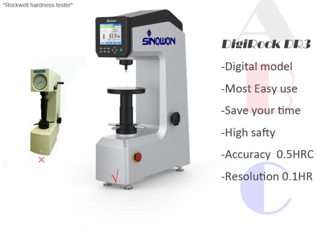 Super Rockwell Hardness Machine , Rockwell Hardness Test Equipment One Touch Operation