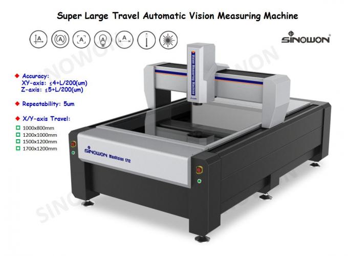 Automatic Vision measuring machine with Super Large Travel X/Y-axis Travel 1700x1200mm​