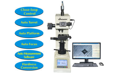 China Touch Screen Digital Hardness Tester Vickers with Motorized XY Table and Software Measurement supplier
