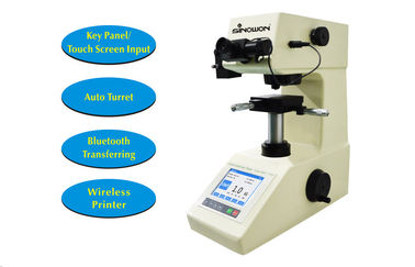China Digital Micro Vickers Durometer with 10X Eyepiece Motorized Turret and Large LCD supplier