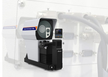 China Optical Digital Profile Projector With 300X150mm Stage Build in Mini Printer Reverse Image supplier